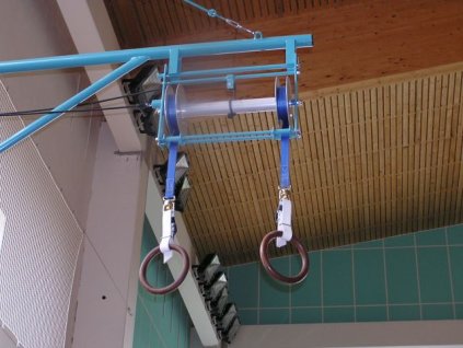 Gymnastické kruhy - cívkové (mechanismus)