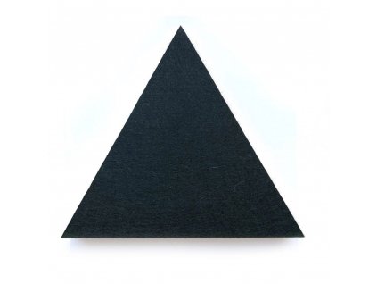 Akustický panel, trojúhelník, 20x20x20 cm, 20 ks, černá