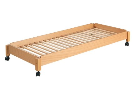 166 x 66 x 20 cm - stohovatelná postýlka buk masiv - kolečka