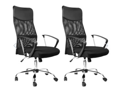 Screenshot 2025 12 18 at 09 03 23 2PACK kancelářská židle Alberta černá (2 ks) Opěrák síť