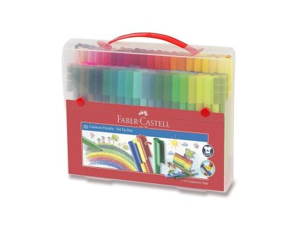 Screenshot 2025 08 01 at 16 20 11 Dětské fixy Faber Castell Connector taška 80 barev Velkoobchodplus.cz