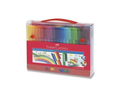 Screenshot 2025 08 01 at 16 22 03 Dětské fixy Faber Castell Connector taška 60 barev Velkoobchodplus.cz