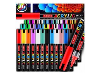 Screenshot 2025 08 10 at 18 11 21 Akrylové fixy 36 ks voděodolné Jupai TOP KING