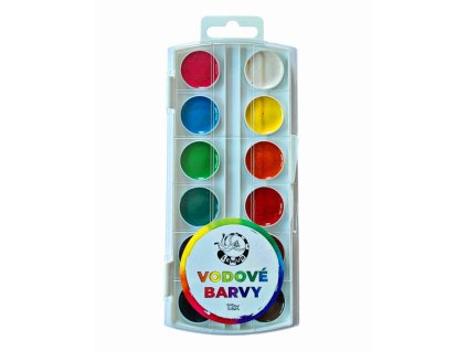vodove barvy lemur 12ks s medem 61423