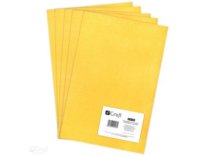 Filc A4 žlutý- balení 5 ks