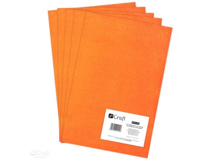 Filc A4 oranžový - balení 5 ks