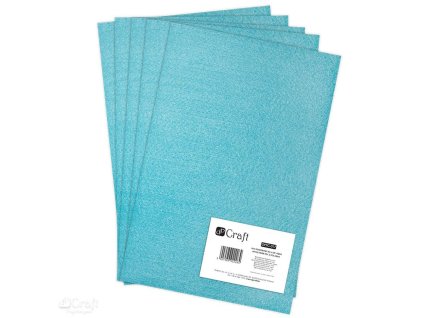 Filc A4 světle modrý - balení 5 ks