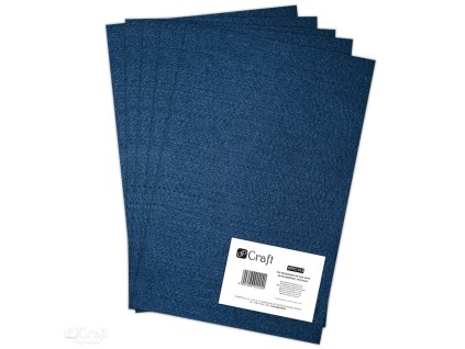 Filc A4 tmavě modrý - balení 5 ks