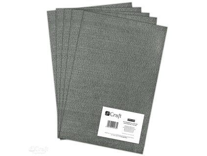 Filc A4 tmavě šedý - balení 5 ks