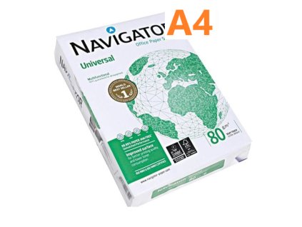 5 x balíček NAVIGATOR UNIVERSAL A4/80gr xerografický papír kvalita "A"/500listů