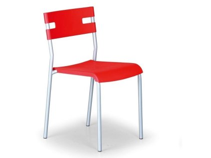 Screenshot 2025 12 15 at 16 03 54 Plastová jídelní židle LINDY červená B2B Partner