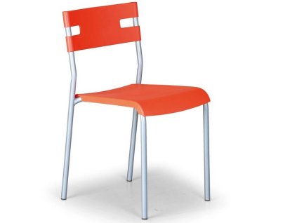 Screenshot 2025 12 15 at 16 05 41 Plastová jídelní židle LINDY oranžová B2B Partner