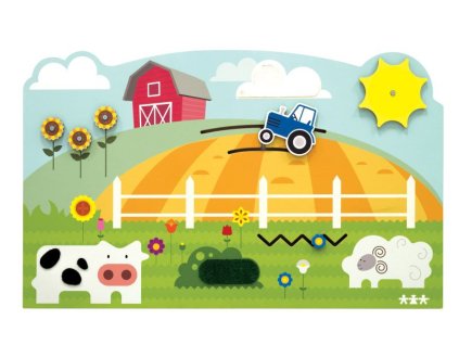 Montessori Manipulační deska FARMA ( 130 x 79 cm)