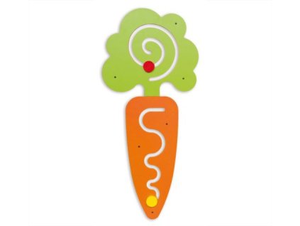 Montessori Dřevěná deska MRKEV (88 x 40 cm)