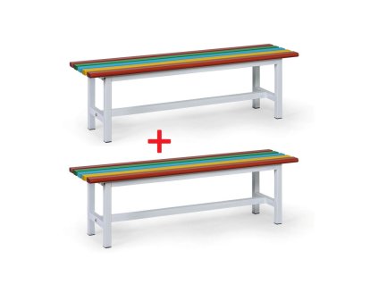 Screenshot 2026 01 15 at 10 31 31 Parková lavička FLORA 1500 mm barevná B2B Partner