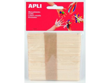 Nanuková dřívka dřevěná přírodní 50ks