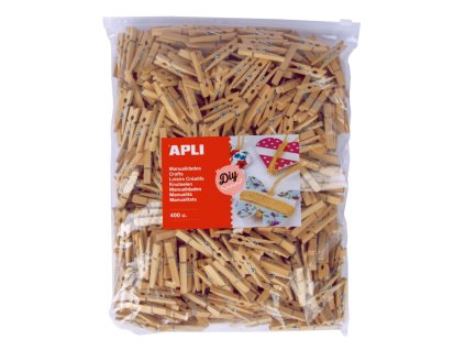 Kolíčky dřevěné JUMBO SET 4,8cm/400ks