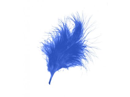 Peří světle modré 10ks