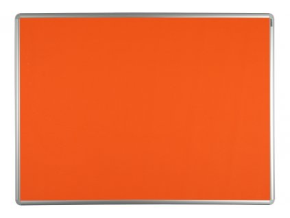 Oranžová textilní nástěnka na zeď ekoTAB
