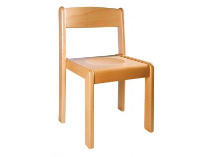 Stohovatelná židle TIM přírodní