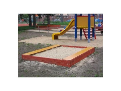 Pískoviště bez zakrytí dřevěné