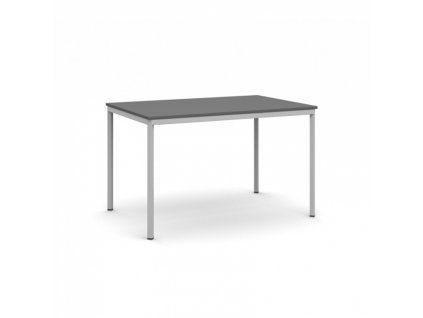 Jídelní stůl 120x80 cm, světle šedá konstrukce - varianty desek