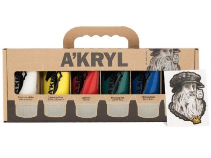 sada akrylovych barev a kryl 6x100ml 23956