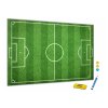 Kovová magnetická tabule - fotbalové hřiště