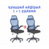 1 + 1 ZDARMA - ERGONOMICKÁ Kancelářská židle LUCAS
