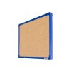 120 x 90 cm - korková nástěnka boardOK - modrý rám