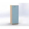 Skříň jednodvéřová, v. 111 cm, offiCe