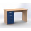 120 x 60 cm - kancelářský stůl se čtyřmi zásuvkami