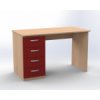 120 x 60 cm - kancelářský stůl se čtyřmi zásuvkami