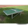 Stůl na stolní tenis venkovní - ocelová konstrukce (ZN) + pryskyřičné desky, bez síťky