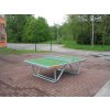 Stůl na stolní tenis venkovní - pevné nohy-kulatý profil