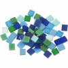 mozaika zeleno modra 0 5x0 5cm 25g 5346