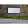 150 x 100 cm - oboustranná hliníková plakátovací a informační tabule se sloupky