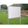 150 x 200 cm - oboustranná hliníková plakátovací a informační tabule se sloupky
