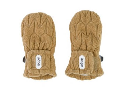 LODGER Mittens Empire Fleece Dark Honey 1 - 2 roky
