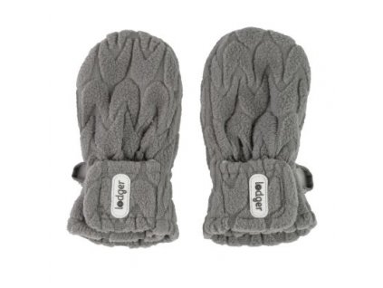 LODGER Mittens Empire Fleece Sharkskin 6 - 12 měsíců