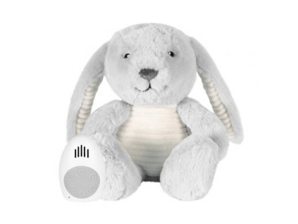 FLOW Hračka s tlukotem srdce Milo the Bunny Grey