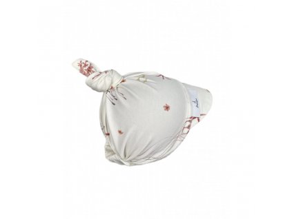 Mimilove - Bavlněný dětský šátek s kšiltem - Mořský svět - White 6-18měsíců