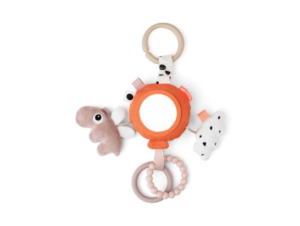 Aktivní zrcadlo na cesty Happy Clouds - papaya