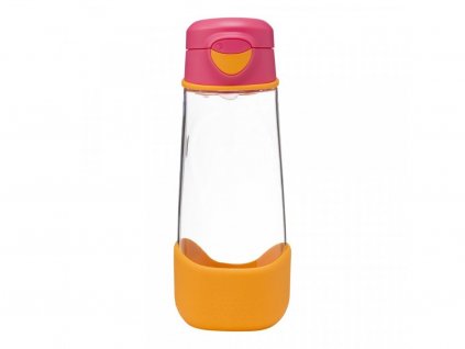 Sport lahev na pití 600 ml - Růžovo/oranžová