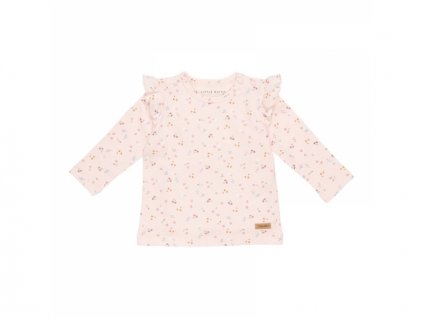 Triko dlouhý rukáv Květiny vel. 50/56