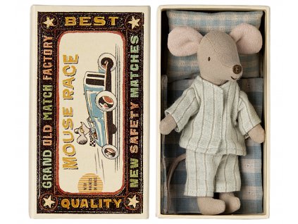 Maileg - Velký bráška v krabičce od sirek