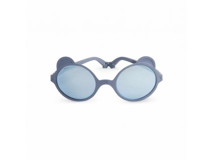 KiETLA -Sluneční brýle OURS'ON 2-4 roky -Silver Blue