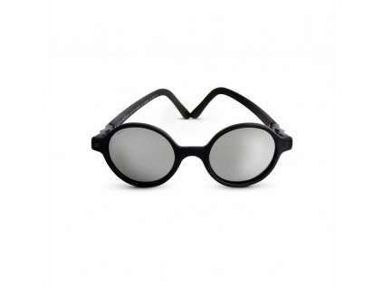 KiETLA CraZyg-Zag sluneční brýle RoZZ 6-9let-Black zrcadlovky