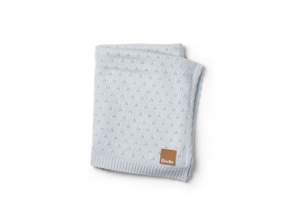 Pointelle Blanket Elodie Details - Bermuda Blue