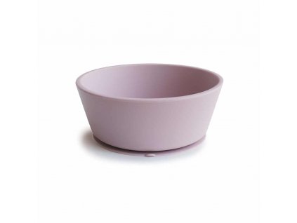 Mushie - Silikonová miska s přísavkou - Soft Lilac